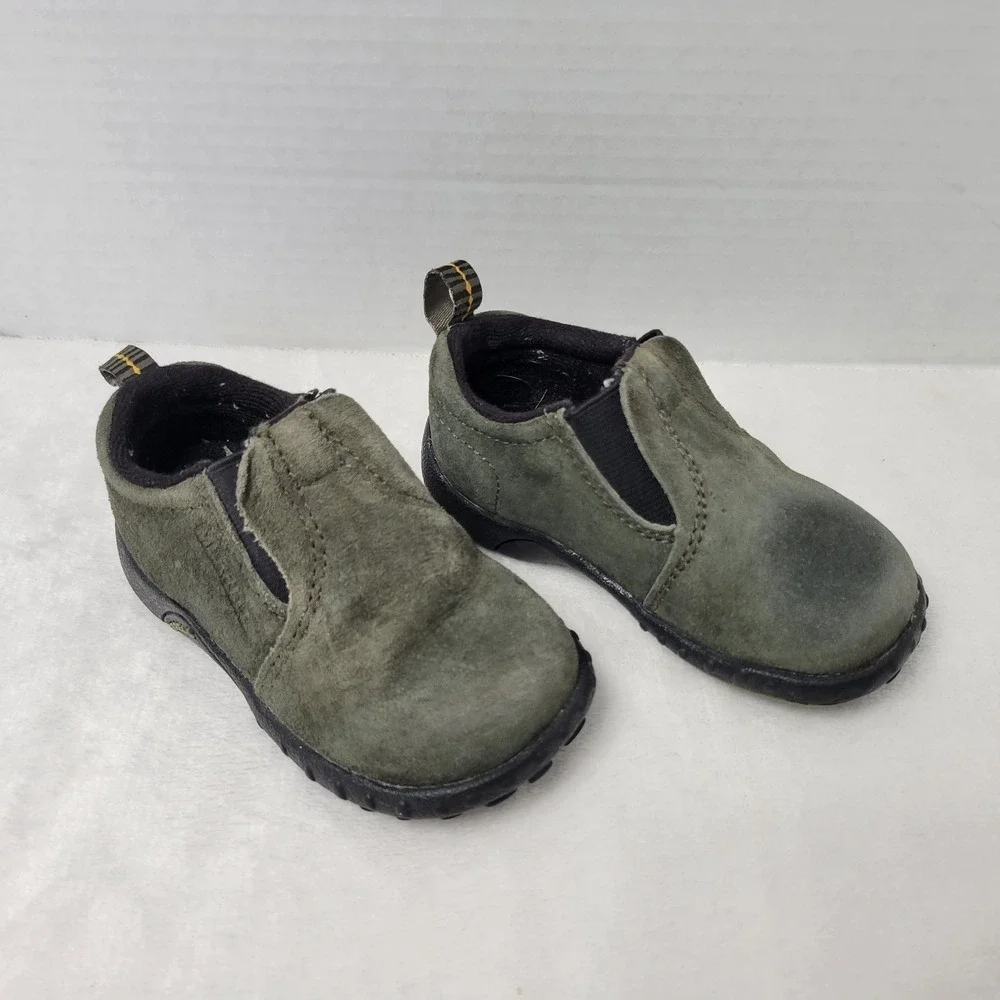 Merrell Jungle Moc Jr Forest‎ Night Toddler Infant Shoes Suede Leather Size 5